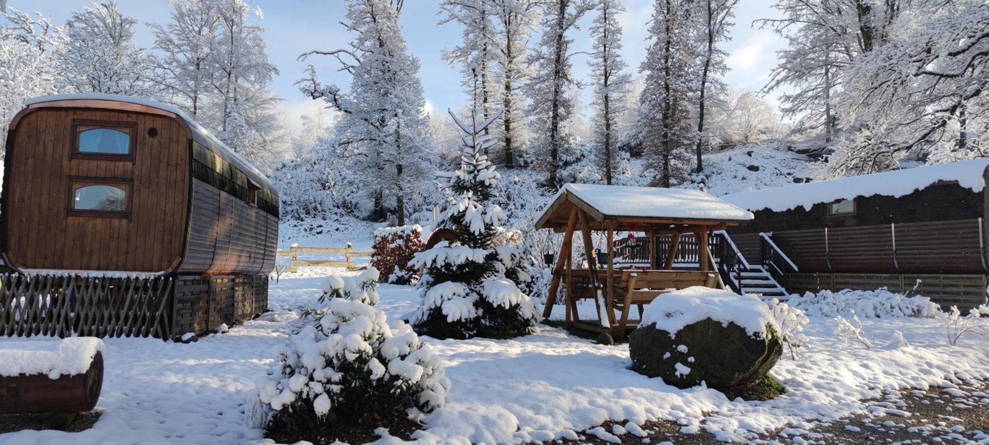 Ma Roulotte Sous Les Chenes- Au Naturel Raon-aux-Bois Exteriör bild